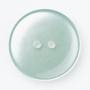 2-hålsknapp blank [Ø 25 mm] – ljus mint, 