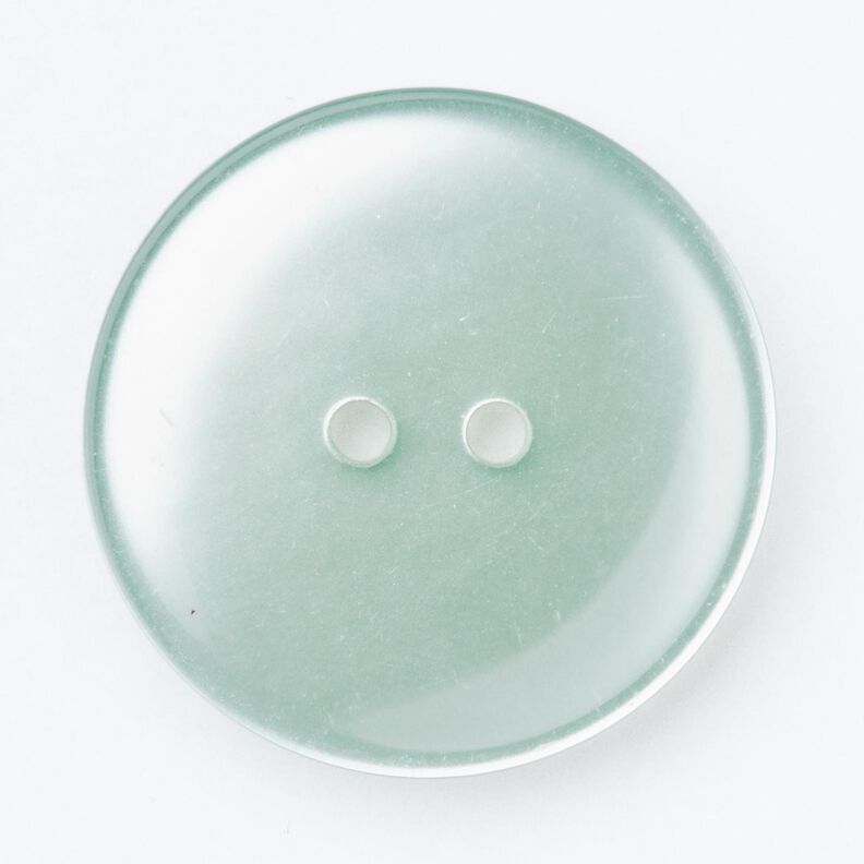 2-hålsknapp blank [Ø 25 mm] – ljus mint,  image number 1