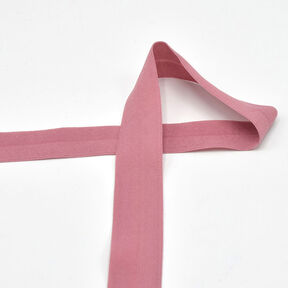 Elastiskt kantband (vikt resår) matt [20 mm] – gammalt rosa, 