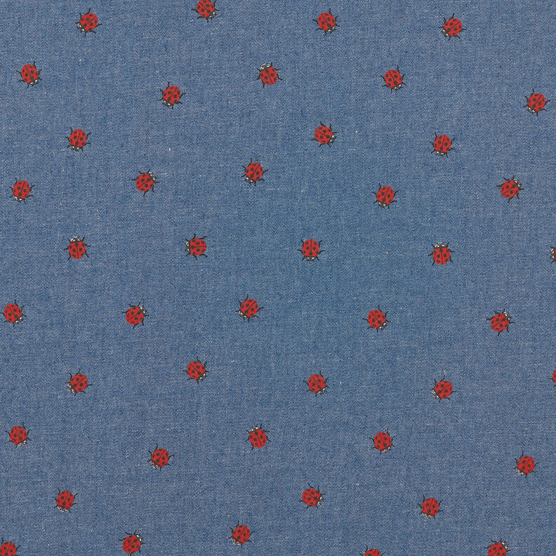 Chambray nyckelpiga – jeansblå,  image number 1