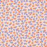 GOTS Bomullspoplin Spridda blommor | Poppy Fabrics – natur/persikofärgad,  thumbnail number 1