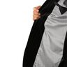 Fodertyg Jacquard sicksack ränder – ljusgrått,  thumbnail number 4
