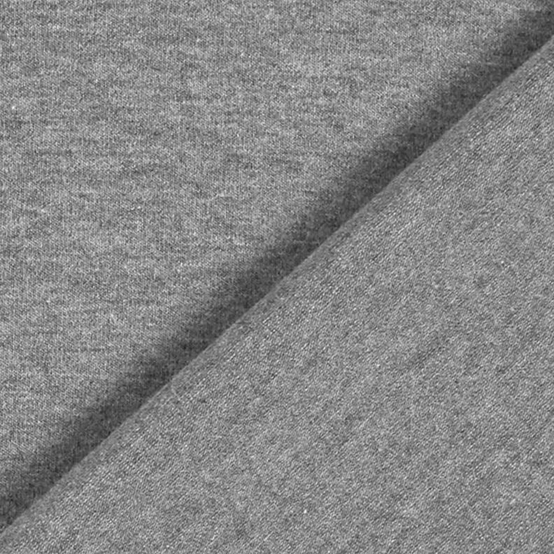 Bomullsjersey medium melange – mörkgrå,  image number 5