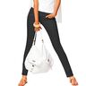 stretchjeans abstrakta romber – svart,  thumbnail number 5