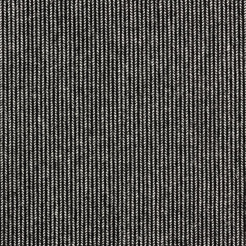byxtyg, ullblandning, melange-randigt – svart/vit, image number 4