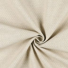 Möbeltyg Jacquard minirute – beige, 