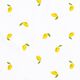 Bomullspoplin Citroner – vit,  thumbnail number 1