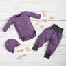 Bomullsjersey Pavo hjärtan | Stoff&Liebe – rödlila/aubergine,  thumbnail number 8