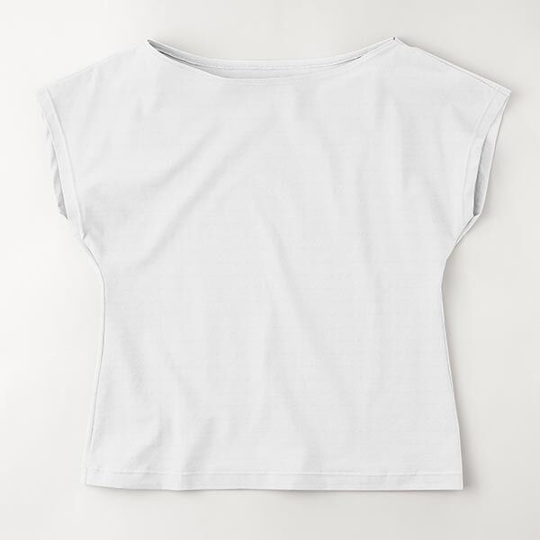 Bomullsjersey medium enfärgad – vit,  image number 8