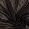 chiffong dobby metallic kritstrecksränder – svart/silvermetallic,  thumbnail number 3