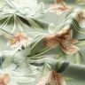 Crepesatin magnolior med palmblad – vass/beige,  thumbnail number 2