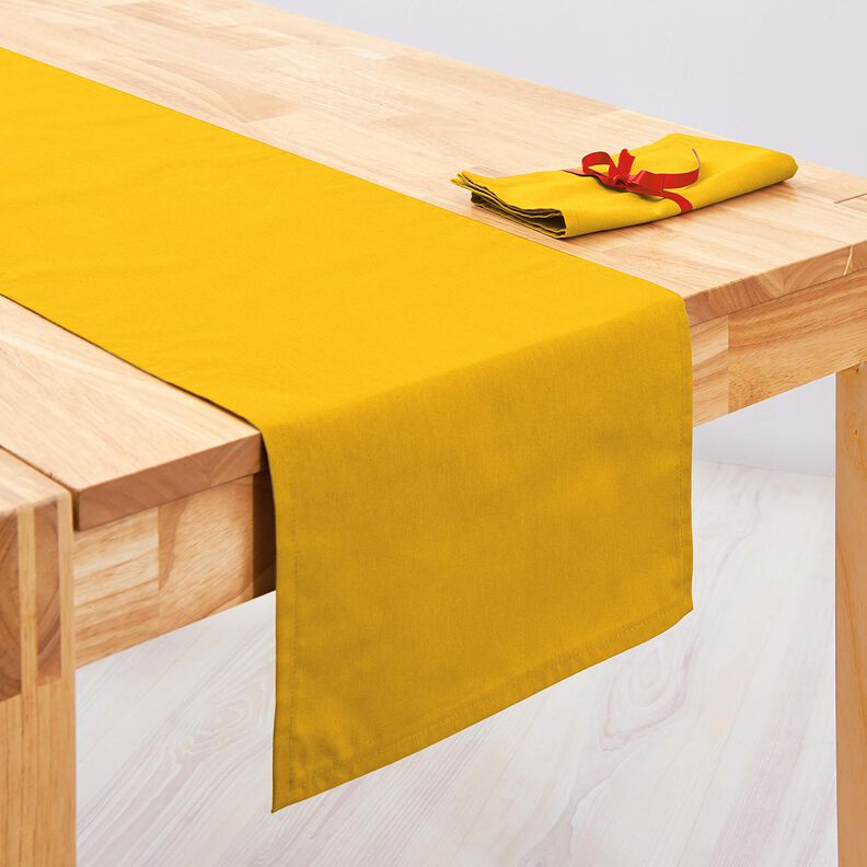 Dekorationstyg Canvas – solgult, image number 5