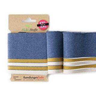 EKOLOGISKA STICKADE MUDDAR CUFF ME Reflektor  [140 CM | 8 CM]  | Albstoffe | Hamburger Liebe, 