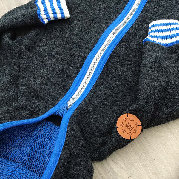 GOTS Merino-ullfleece Ekologisk ull Kontrollerad ekologisk djurhållning | Albstoffe – antracit, image number 7
