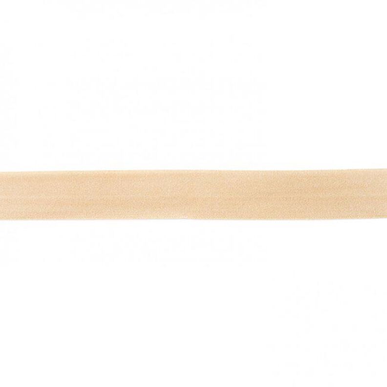 Elastistiskt infattningsband  matt [20 mm] – beige,  image number 1