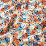 Viskostyg Spräckliga blommor – terracotta/blå,  thumbnail number 2