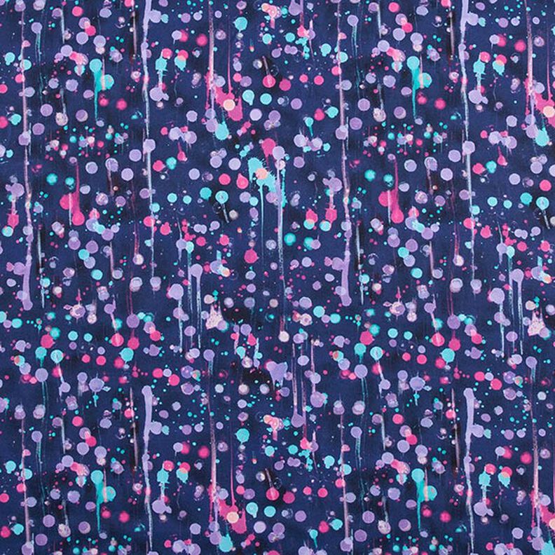 Softshell springande prickar Digitaltryck – marinblått/intensiv rosa,  image number 1