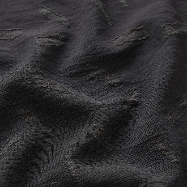Jacquard dobby ränder – svart,  image number 2