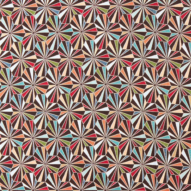 Dekorationstyg Gobeläng Diamanter – svart/grön, image number 1