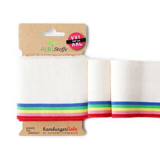 GOTS Ekologiska stickade muddar CUFF ME COLLEGE [140 cm | 7,5 cm] | Albstoffe | Hamburger Liebe, 