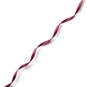 Satinband [3 mm] – bordeauxrött, 