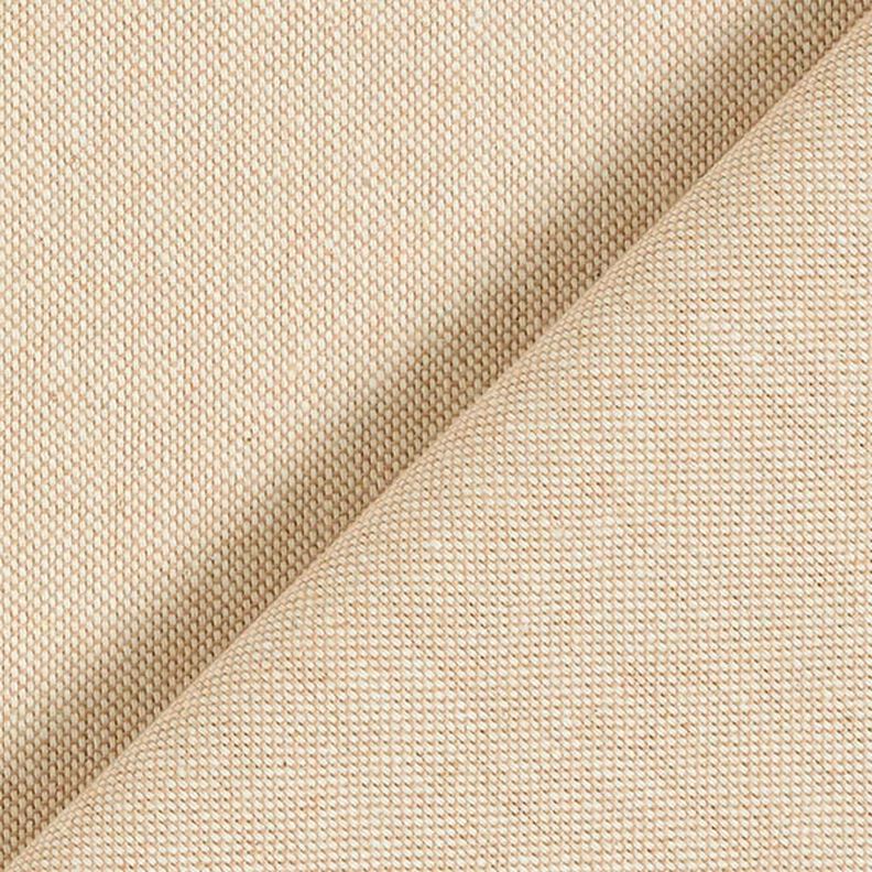 Dekorationstyg halvpanama chambray återvunnet – beige,  image number 3