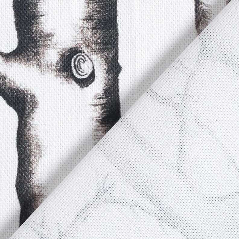 Dekorationstyg Halvpanama Trädstammar – yllevit, image number 4