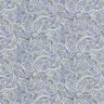 Skjorttyg Överlappande paisley – indigo/oliv,  thumbnail number 1