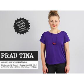 FRAU TINA – ledig baströja med kort ärm, Studio Schnittreif  | XS -  XXL, 