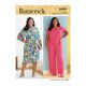 Omlottklänning, Butterick B6826 | 52-58,  thumbnail number 1