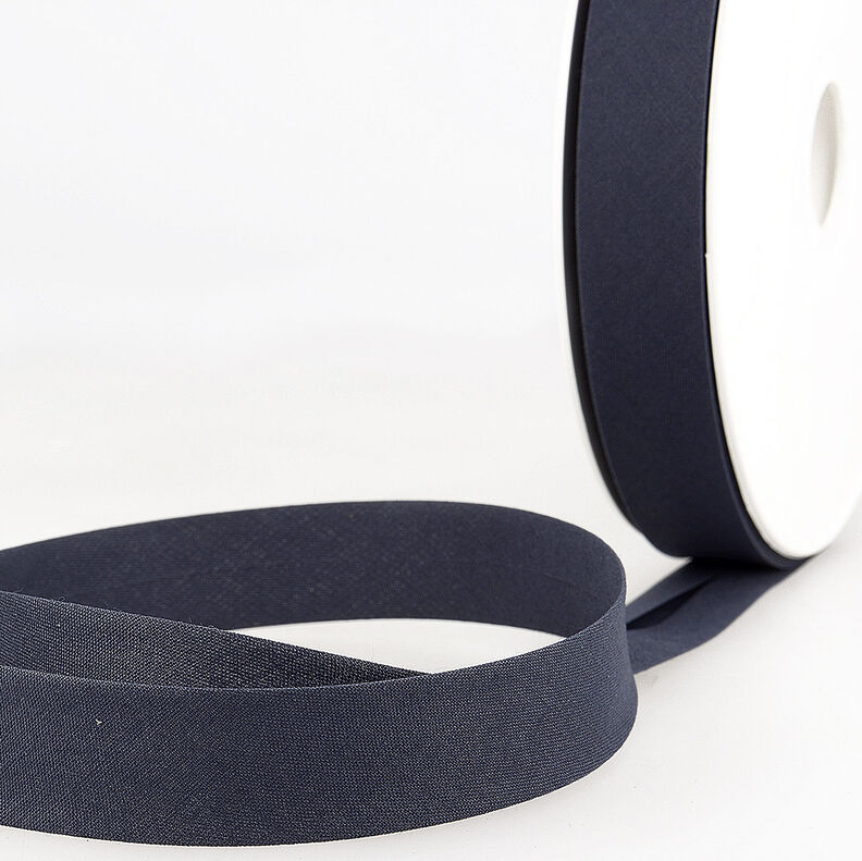 Snedslå Polycotton [20 mm] – marinblått,  image number 1