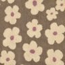Teddyplysch Blommor | Poppy Fabrics &ndash; dyn/ljusbeige,  thumbnail number 1
