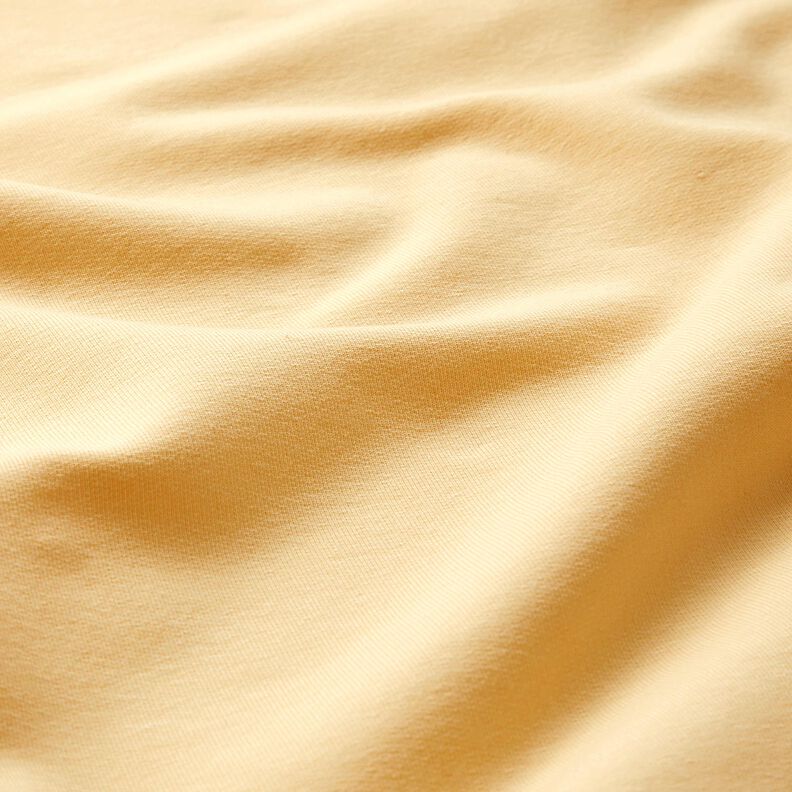 Lätt bomullssweat enfärgad – vaniljgul,  image number 4