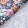 GOTS Bomullspoplin Blomsteräng | Poppy Fabrics – skiffergrått,  thumbnail number 4