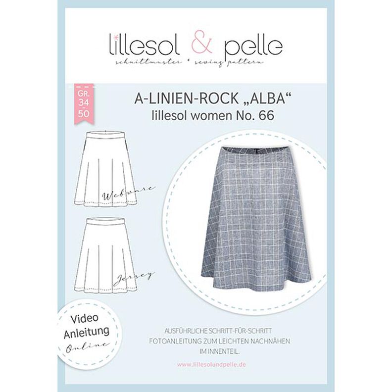  A-linje kjol Alba, Lillesol & Pelle No. 66 | 34-50,  image number 1