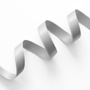 Återvunnet satinband  – mörkgrå, 