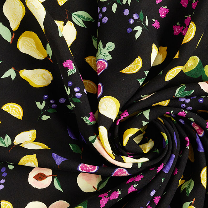 viskostyg färgglada frukter – svart,  image number 3