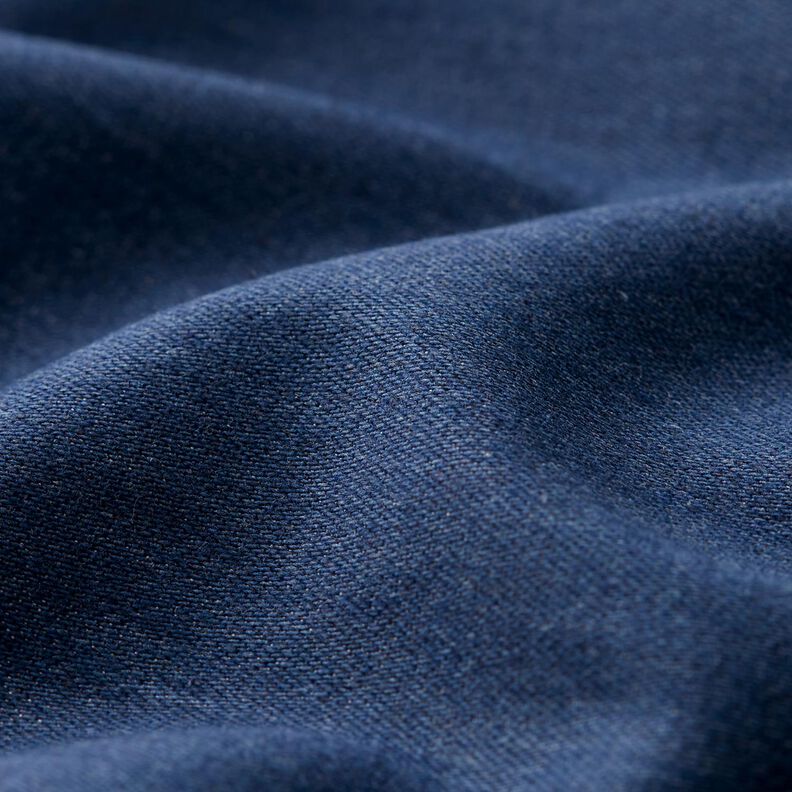 Denim bomullsmix medium – marinblått,  image number 2