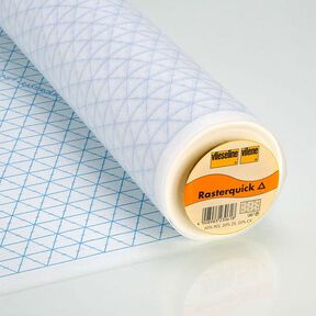 Rasterquick Trekant | Vlieseline – vit, 