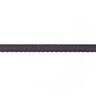 Elastistiskt infattningsband Spets [12 mm] – mörkgrå,  thumbnail number 1