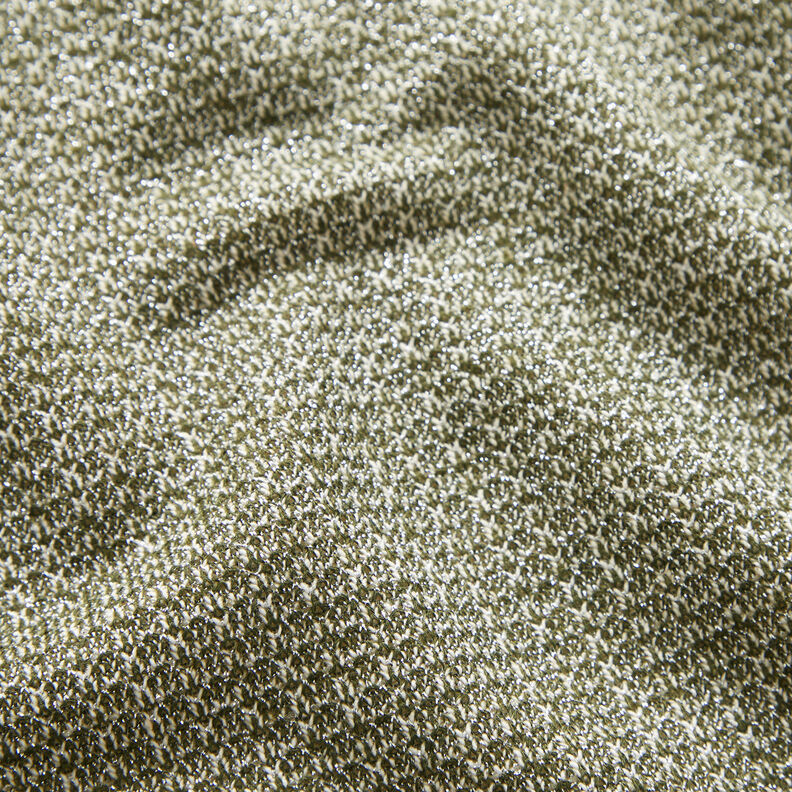 fransk frotté glitter – khaki,  image number 2