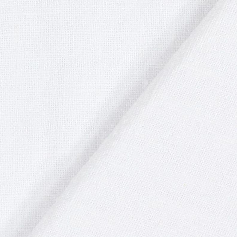 Linnetyg ramie mix stonewashed, kraftig kvalitet – vit,  image number 3