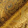 Jacquard för kläder Metallic paisley – guld/svart,  thumbnail number 4