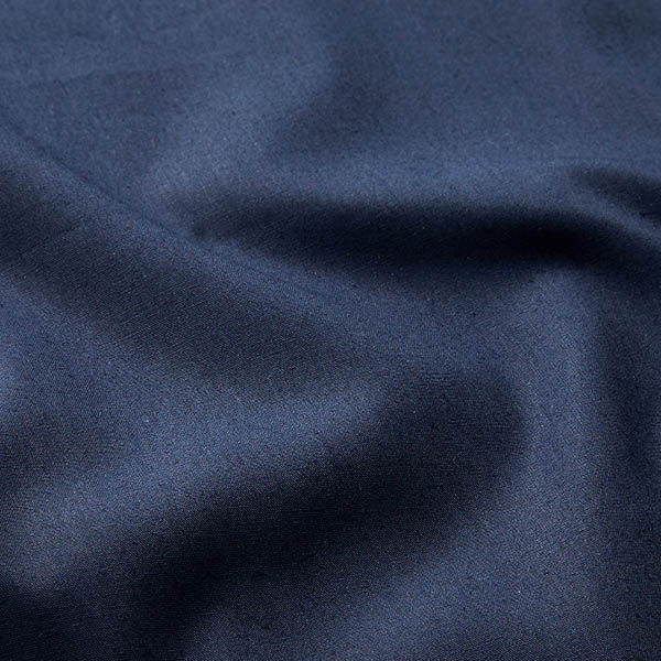 Bomullstyg Poplin Enfärgat – nattblå, image number 2