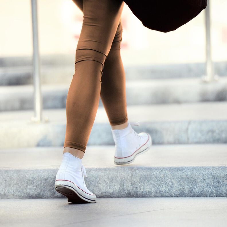 Konstläder med velourbaksida  – kanel,  image number 7