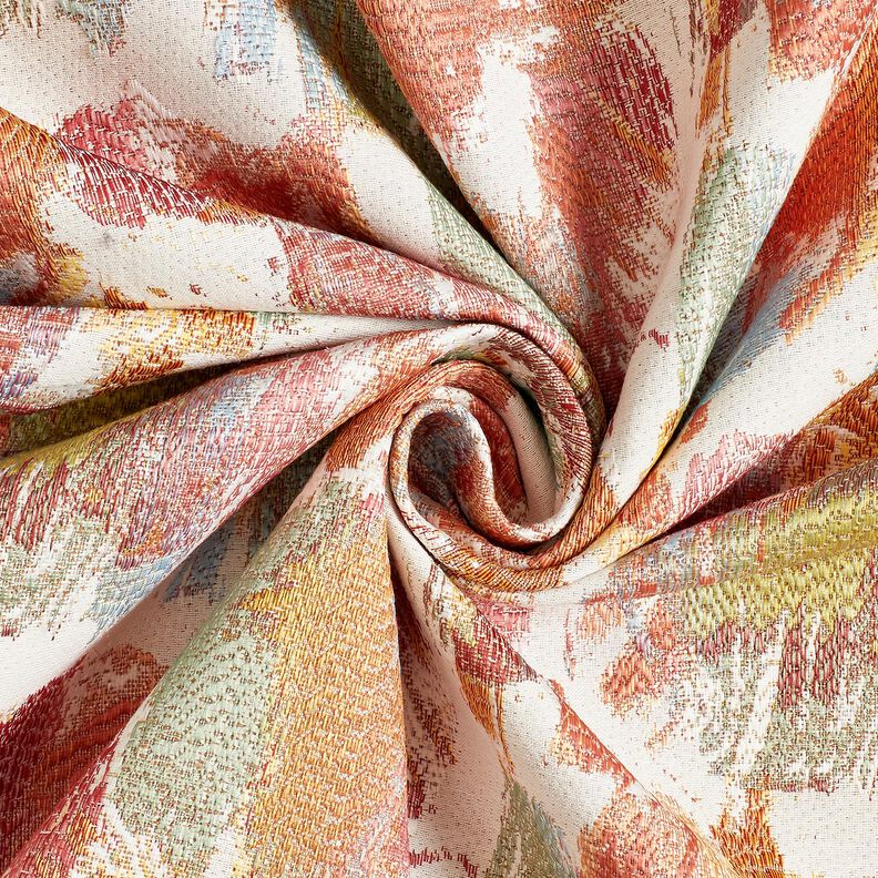 Dekorationstyg Gobel&auml;ng abstrakt konst &ndash; ljusbeige/ljus b&auml;rf&auml;rg,  image number 3