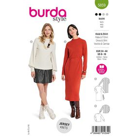 Klänning / Tröja | Burda 5859 | 34-44, 