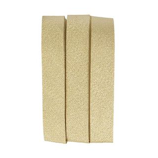 Snedremsa som stryks på Glitter [20 mm | 2 m] - guld, 