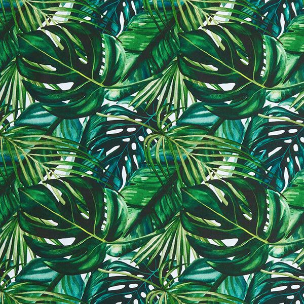 Dekorationstyg Halvpanama Palmblad – grön,  image number 1