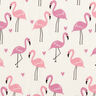 Alpfleece förälskade flamingos – yllevit,  thumbnail number 1